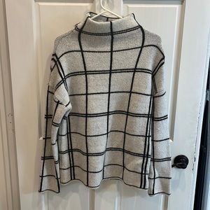 Christian Siriano Checkered Sweater